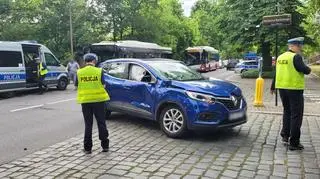 Zderzenie autobusu z osobówką w Opolu