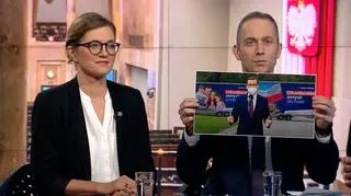 Magdalena Biejat i Cezary Tomczyk w "Faktach po Faktach"