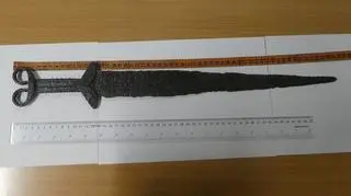 The longest sword has nearly 60 centimetres