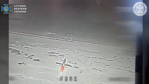 Ukraińcy trafili w rosyjski dron odrzutowy typu Geran-5