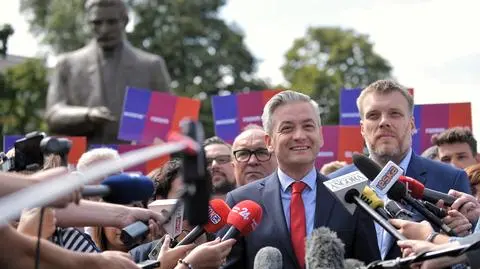 Robert Biedroń prezentuje sztab KW Lewica