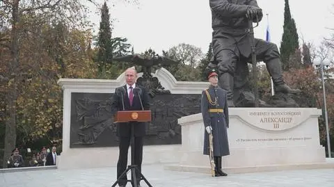 Putin odsłonił na Krymie pomnik cara Aleksandra III