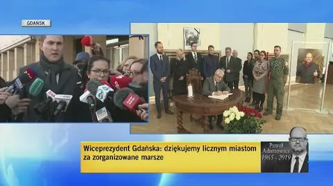 Piotr Grzelak o żałobie w Gdańsku