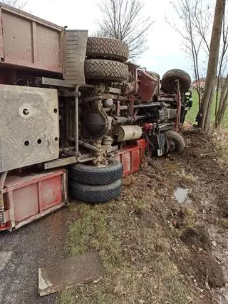 Wypadek strażaków 