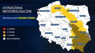 Ostrzeżenia meteorologiczne w środę