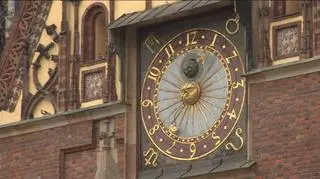 Zegar na wrocławskim ratuszu