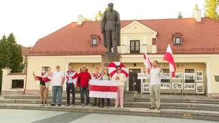 Manifestacja w dniu koncertu "Wolność dla Białorusi"