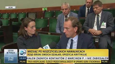 Jeżeli pani premier uważa że wszystko było w porządku to ja nie mam komentarza