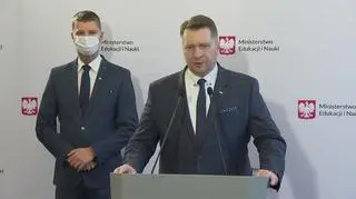 Czarnek o możliwości nauki zdalnej w powiatach sąsiadujących z granicą Białorusi