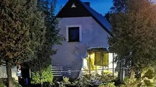 Wyrwa po ciężarówce