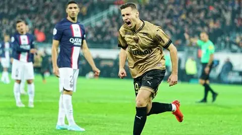 Gol reprezentanta Polski. PSG pierwszy raz przegrało