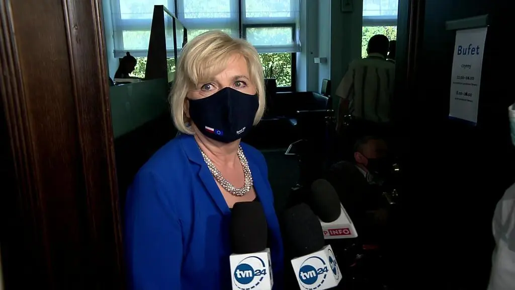 Lidia Staroń w Senacie