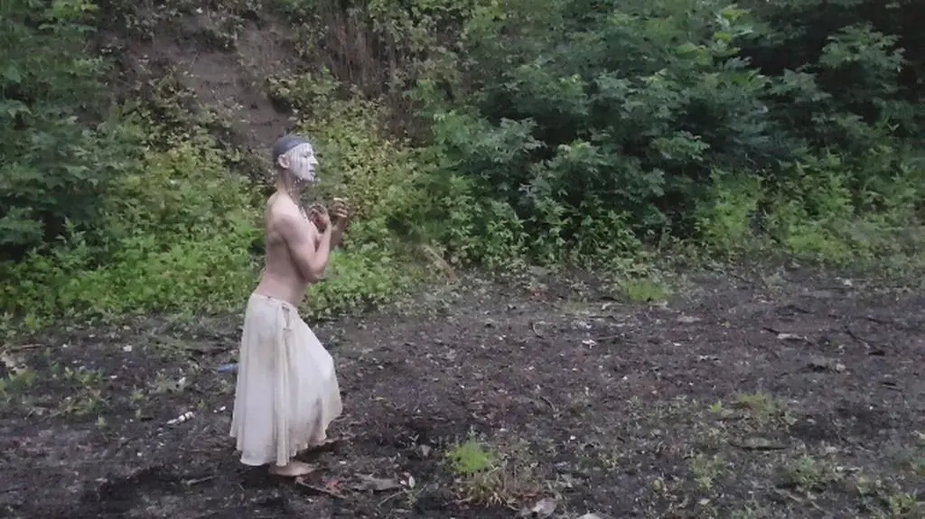 Wojciech Matejko podczas butoh