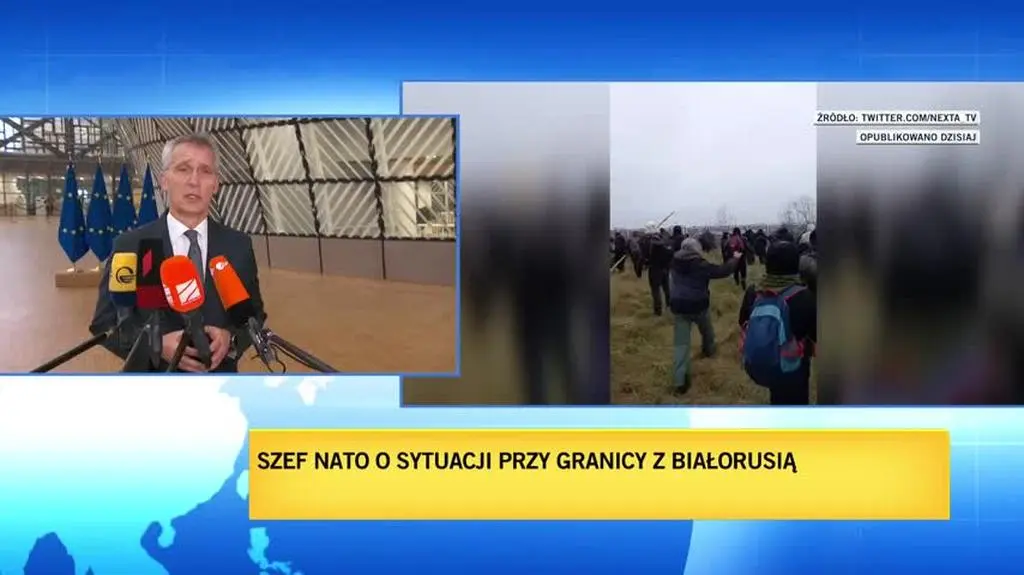 Stoltenberg o koncentracji wojsk rosyjskich przy granicy z Ukrainą