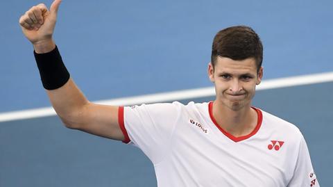 Zwycięski powrót Hurkacza. Amerykanin bez szans