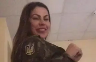 Thalita do Valle, brazylijska modelka, która brała udział w wojnie w Ukrainie
