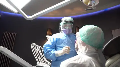 Dentysta dla zakażonych koronawirusem