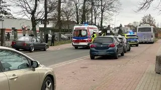 Samochód wjechał w pieszych na chodniku. Białogard