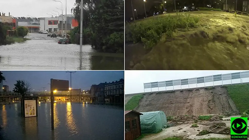 Rwące potoki na ulicach. Poważne zniszczenia. Relacje Reporterów 24