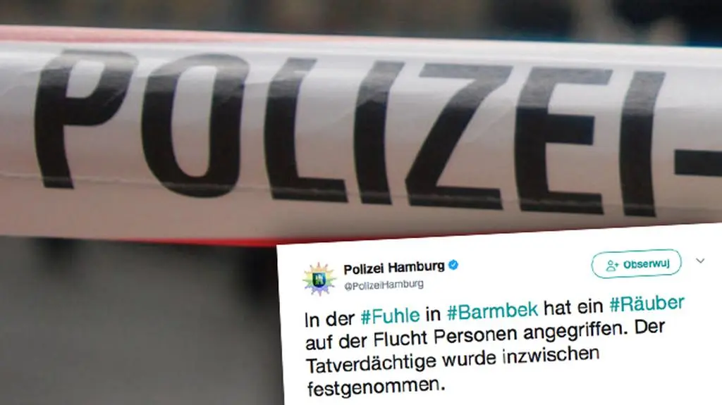 Atak nożownika w Hamburgu