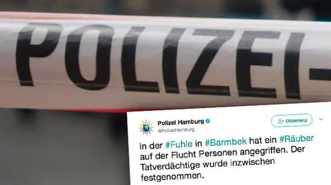Atak nożownika w Hamburgu