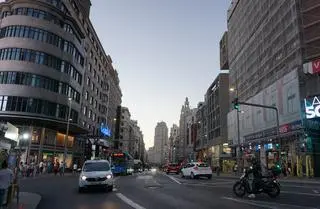 Gran Via w Madrycie