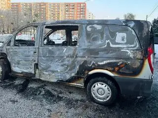 W Poznaniu spłonął samochód 