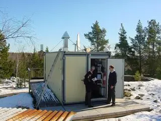 Stacja RN63 w Sztokholmie służąca do wykrywania radionuklidów