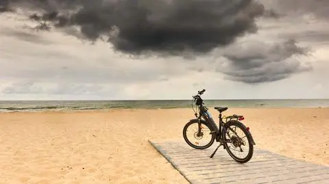 Pochmurno, plaża