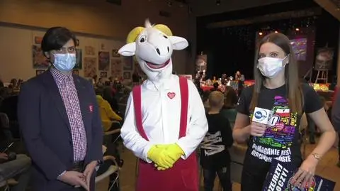 W Pacanowie Orkiestra gra w Europejskim Centrum Bajki. Przy wsparciu Koziołka Matołka