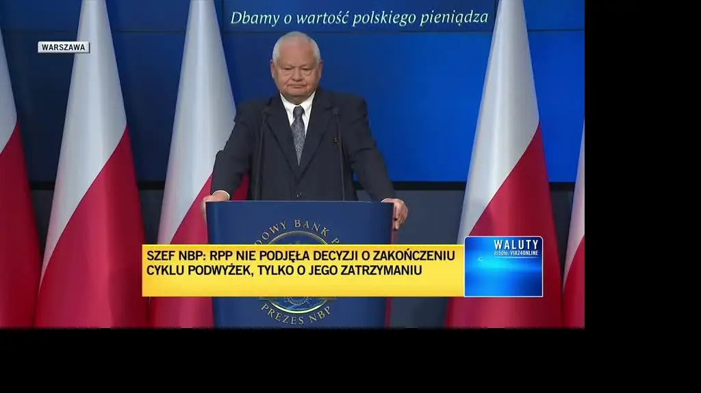 Adam Glapiński o przyczynach inflacji