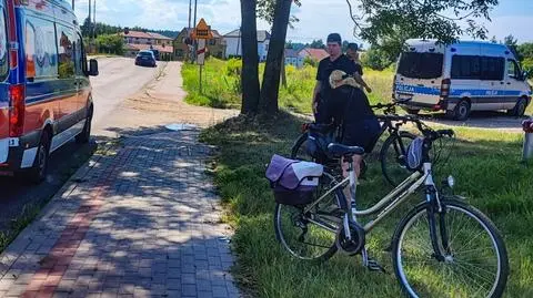 Straciła przytomność, głową uderzyła o krawężnik. Zobaczyli ją, gdy leżała na trawniku