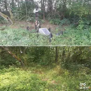 Zdjęcia cmentarza zamieszczone przez telewizję Biełsat
