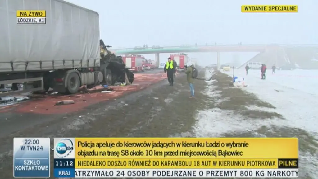 Była taka mgła że widziałem tylko samochód przede mną