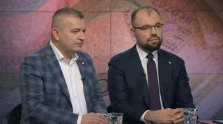 Bartosz Arłukowicz i Krzysztof Szczucki w "Faktach po Faktach" 