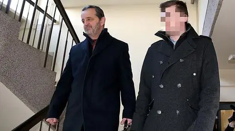 Obrońca kierowcy fiata mecenas Władysław Pociej po przesłuchaniu