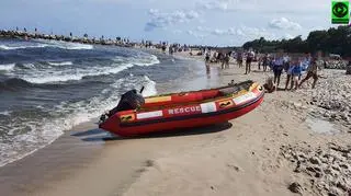 Mężczyzna zaginął w morzu