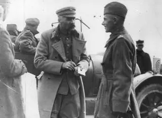 Józef Piłsudski i Edward Rydz-Śmigły podczas wojny polsko-bolszewickiej