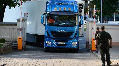 Na Litwę przybył w czwartek z Polski transport z pomocą humanitarną
