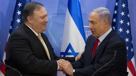 Mike Pompeo spotkał się z Benjaminem Netanjahu