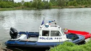 Na miejscu pracowała policja wodna