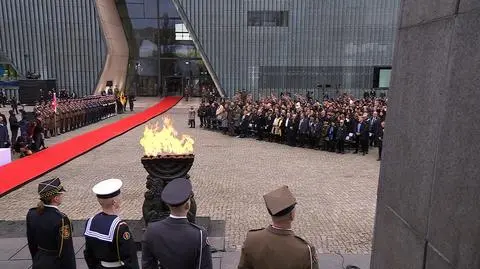 Centralna część obchodów 80. rocznicy wybuchu powstania w getcie warszawskim