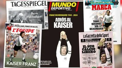 "Wszyscy chcieliśmy być Beckenbauerem". Światowe media oddają hołd "Ostatniej legendzie"