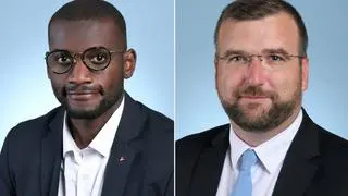 Carlos Martens Bilongo i Gregoire de Fournas