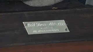 Tabliczka z nazwiskiem Veit Stoss