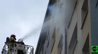 Płonęło mieszkanie w Tychach	