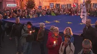 "Europo, nie odpuszcza". Manifestacje w obronie sądownictwa