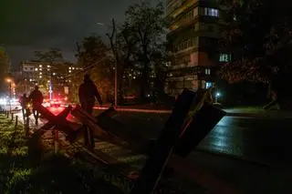 Przerwy w dostawach prądu w Kijowie