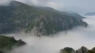 Tak wyglądał Giewont przed burzą