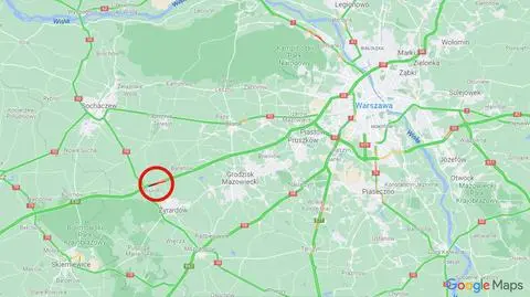 Zderzenie dwóch aut na A2, były utrudnienia w kierunku Warszawy